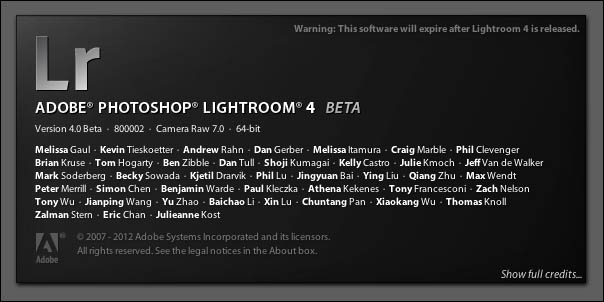 Lightroom 4 Beta : que faut-il retenir?